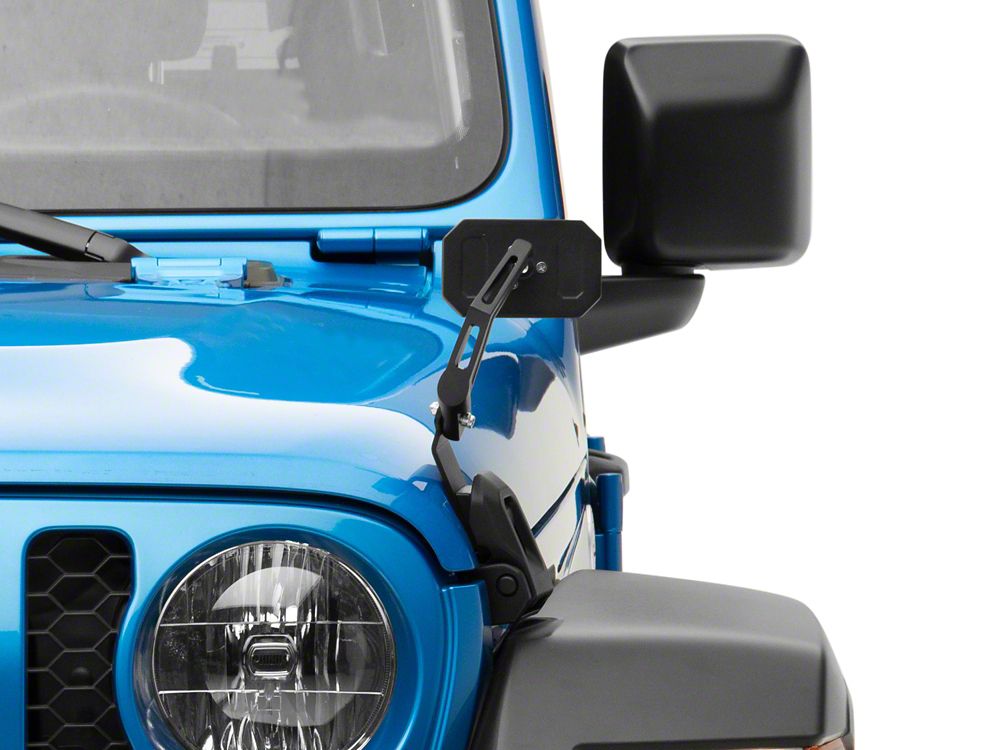 RedRock Hood Mounted Mirror Kit (20-25 Jeep Gladiator JT)