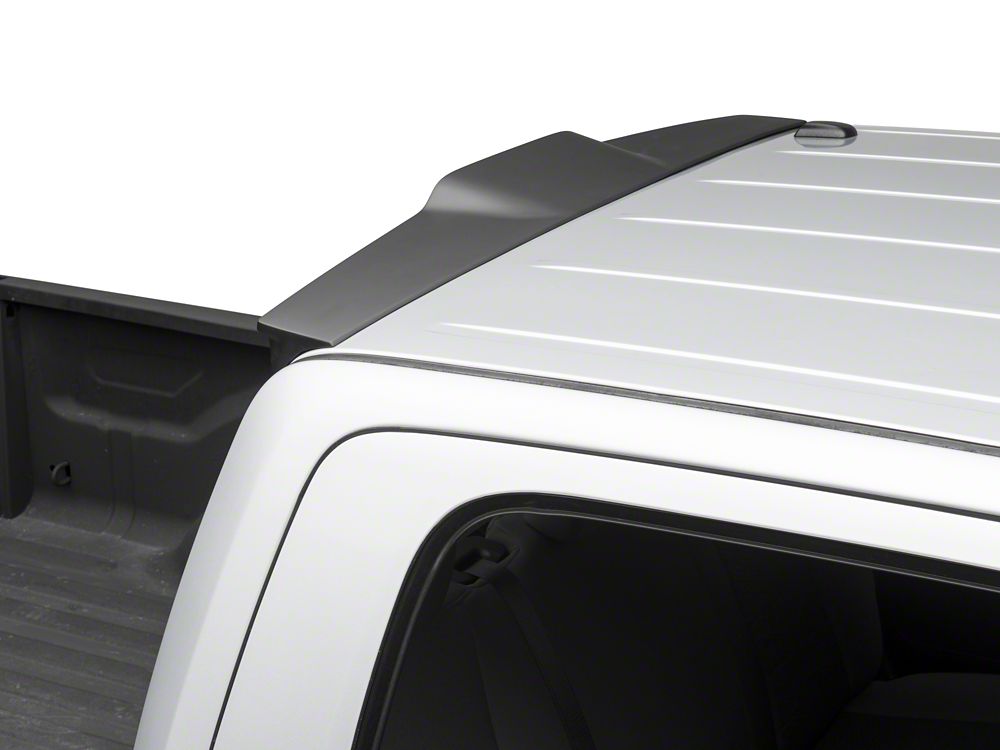 RedRock Rear Truck Cab Spoiler; Matte Black (09-18 RAM 1500)