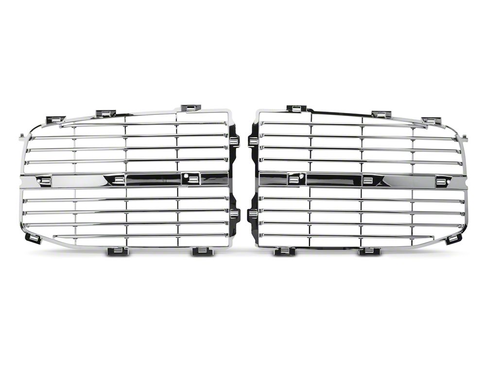 RedRock Replacement Insert for Factory Grille Housing; Chrome (06-08 RAM 1500)