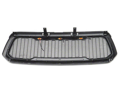RedRock Baja Upper Replacement Grille with LED Lighting; Charcoal (13-18 RAM 1500, Excluding Rebel)