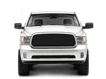 RedRock Wire Mesh Upper Grille Insert; Black (13-18 RAM 1500, Excluding Rebel)
