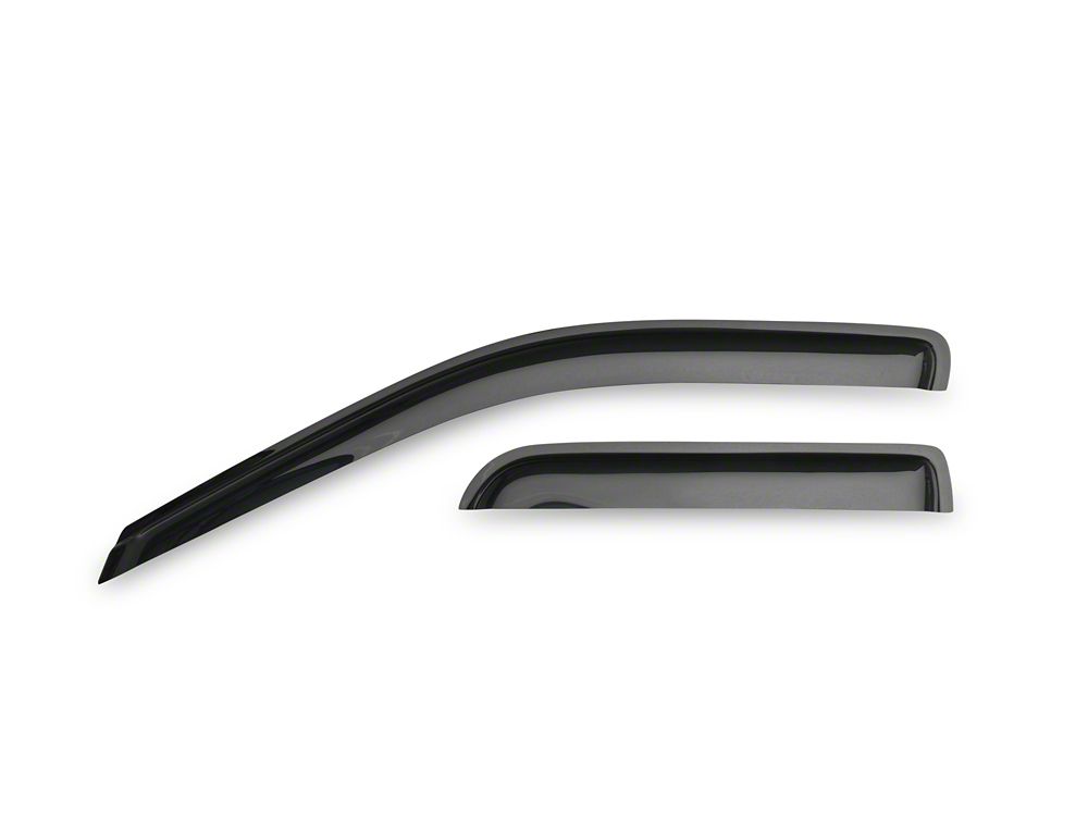 RedRock Window Deflectors; Front and Rear; Smoked (09-18 RAM 1500 Quad Cab)