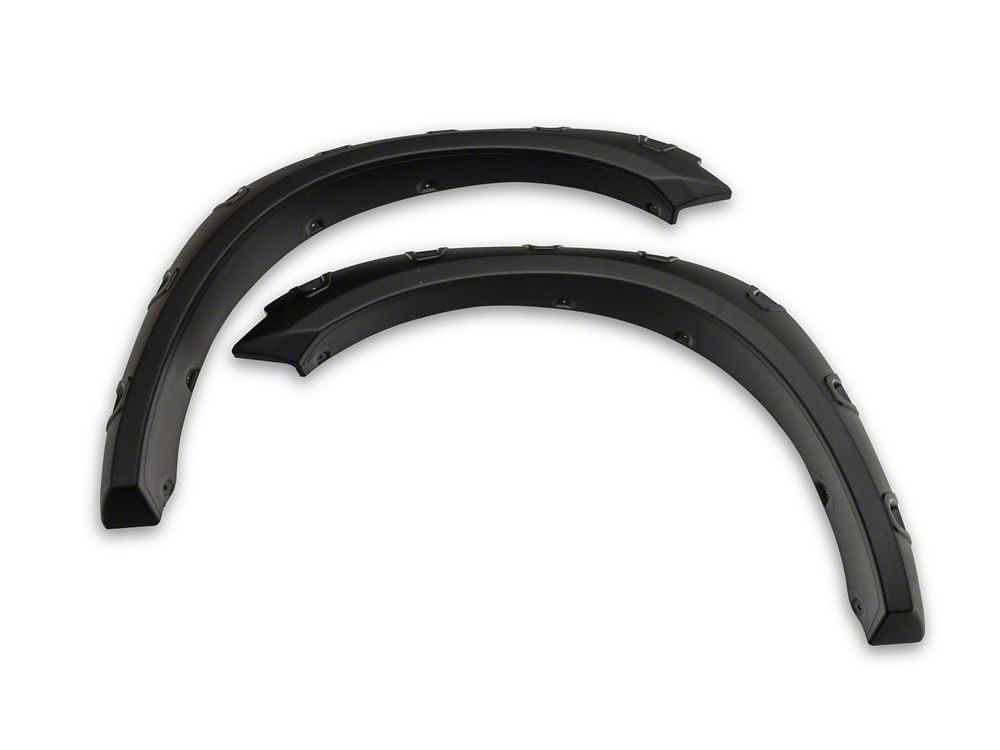 RedRock Pocket Style Fender Flares; Textured Black (09-18 RAM 1500, Excluding Rebel)