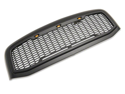 RedRock Baja Upper Replacement Grille; Matte Black (06-08 RAM 1500)