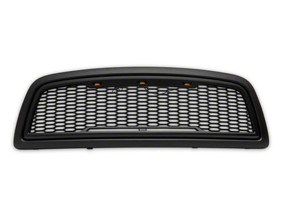 RedRock Baja Upper Replacement Grille; Matte Black (09-12 RAM 1500)