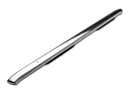 RedRock 5-Inch Oval Bent End Side Step Bars; Stainless Steel (19-25 RAM 1500 Crew Cab)
