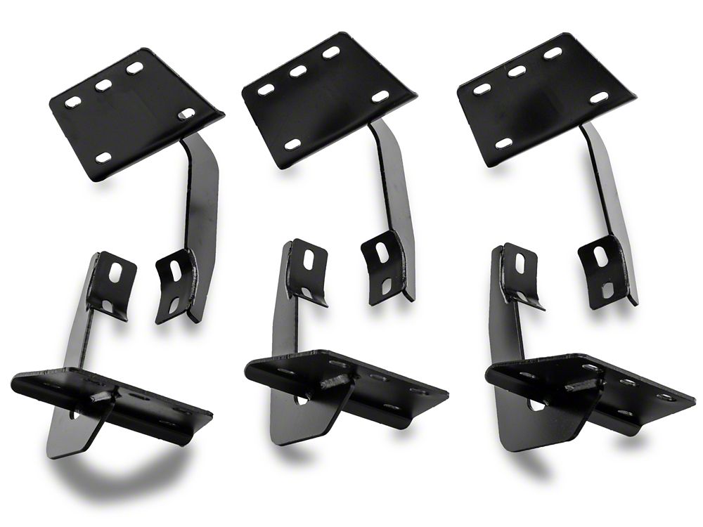 RedRock 5-Inch Oval Bent End Side Step Bars; Stainless Steel (19-25 RAM 1500 Crew Cab)