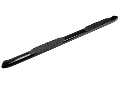 RedRock 5-Inch Oval Bent End Side Step Bars; Black (19-25 RAM 1500 Crew Cab)