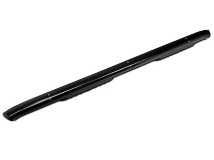 RedRock 5-Inch Oval Bent End Side Step Bars; Black (19-25 RAM 1500 Crew Cab)