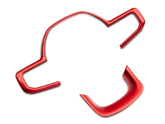RedRock Steering Wheel Trim; Red (19-25 RAM 1500)