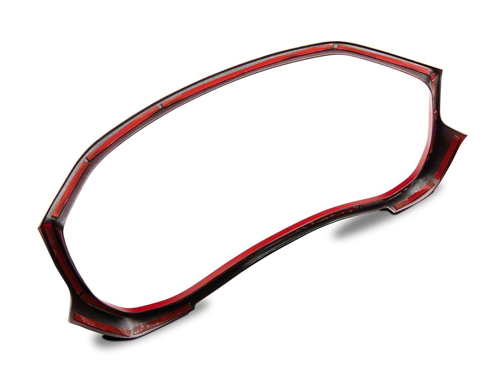 RedRock Gauge Cluster Trim; Red (19-25 RAM 1500)
