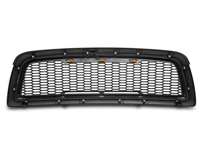 RedRock Baja Upper Replacement Grille; Gloss Black (09-12 RAM 1500)