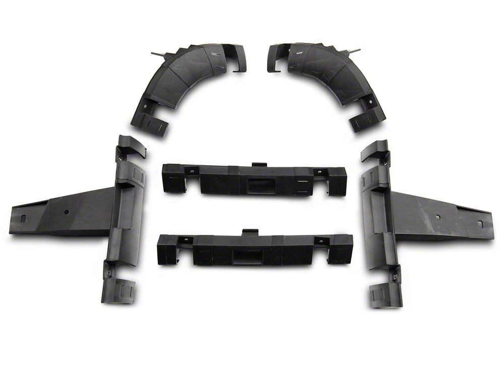 RedRock Baja Upper Replacement Grille; Gloss Black (09-12 RAM 1500)