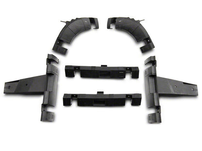 RedRock Baja Upper Replacement Grille; Gloss Black (09-12 RAM 1500)