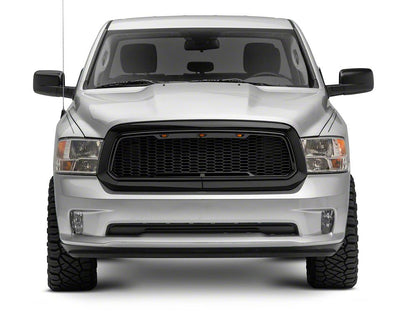 RedRock Baja Upper Replacement Grille; Gloss Black (13-18 RAM 1500, Excluding Rebel)