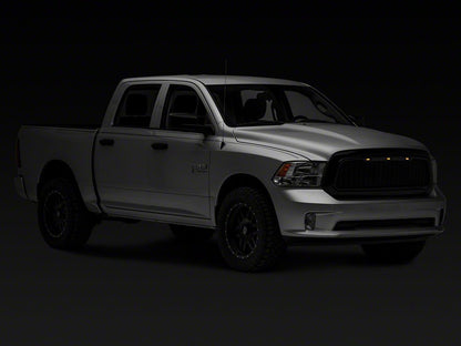 RedRock Baja Upper Replacement Grille; Gloss Black (13-18 RAM 1500, Excluding Rebel)