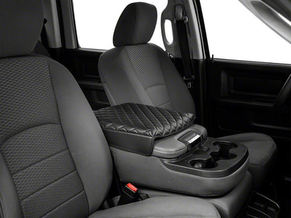 RedRock Center Console Arm Rest Cushion; Black (09-18 RAM 1500)