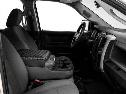 RedRock Center Console Arm Rest Cushion; Black (09-18 RAM 1500)