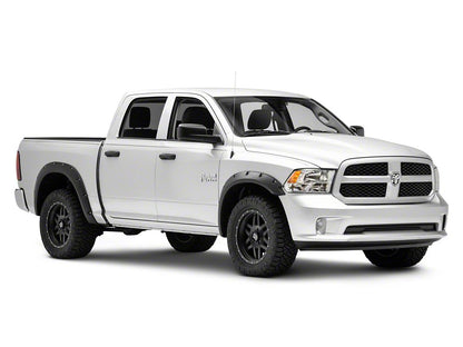 RedRock Pocket Style Fender Flares; Textured Black (09-18 RAM 1500, Excluding Rebel)