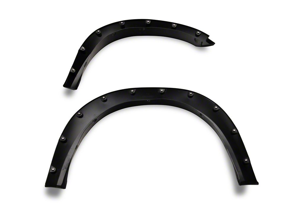 RedRock Pocket Style Fender Flares; Textured Black (09-18 RAM 1500, Excluding Rebel)