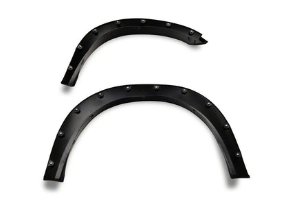RedRock Pocket Style Fender Flares; Textured Black (09-18 RAM 1500, Excluding Rebel)