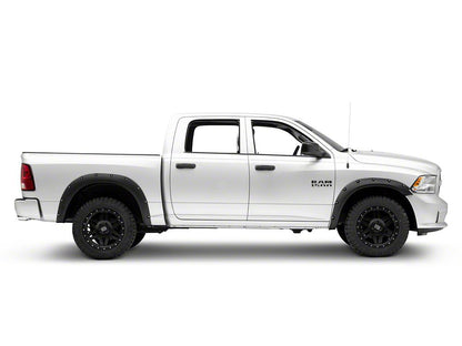 RedRock Pocket Style Fender Flares; Textured Black (09-18 RAM 1500, Excluding Rebel)
