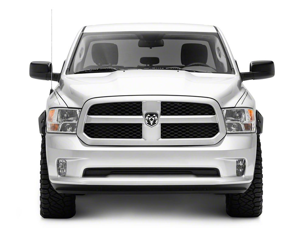 RedRock Pocket Style Fender Flares; Textured Black (09-18 RAM 1500, Excluding Rebel)