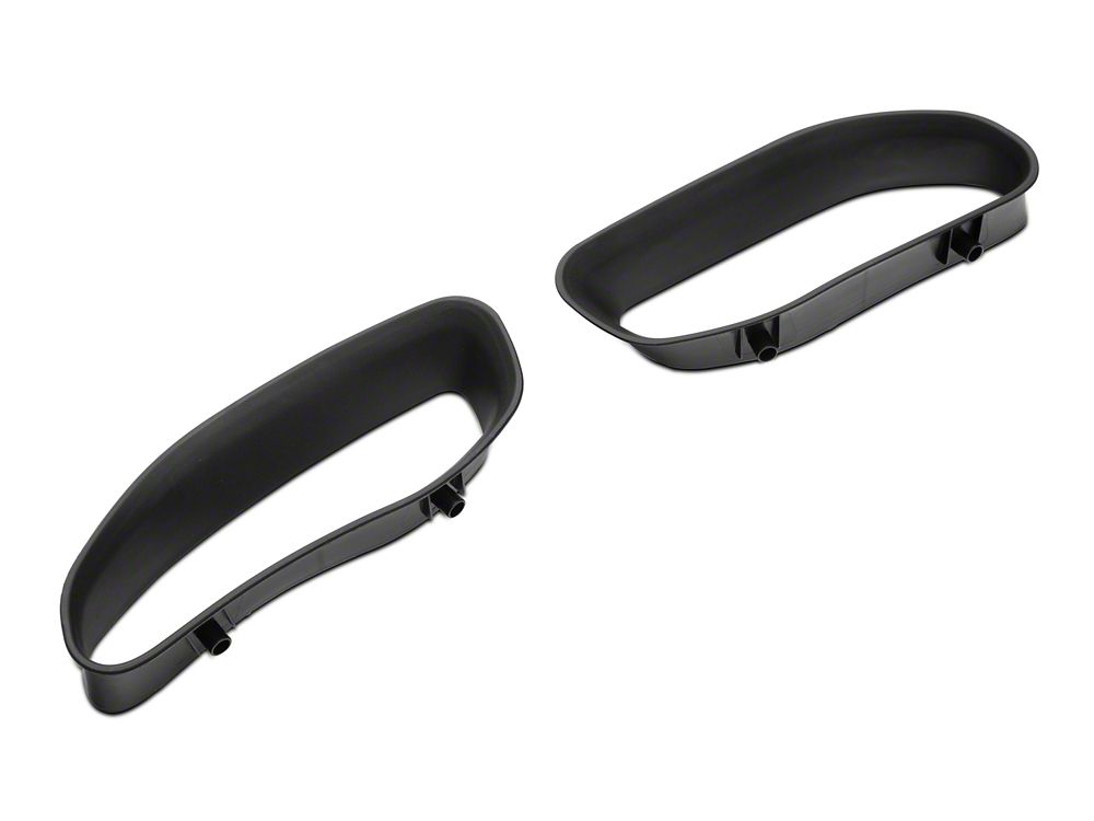 RedRock HD Front Tow Hooks; Black (19-25 RAM 1500)