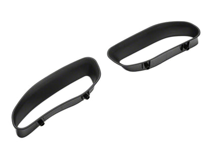 RedRock HD Front Tow Hooks; Black (19-25 RAM 1500)