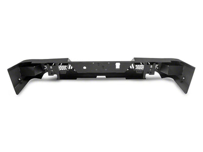 RAM Licensed by RedRock Extreme HD Rear Bumper with RAM Logo; Textured Black (09-18 RAM 1500)