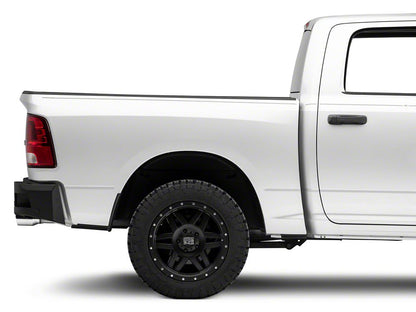 RAM Licensed by RedRock Extreme HD Rear Bumper with RAM Logo; Textured Black (09-18 RAM 1500)