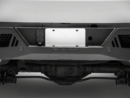 RAM Licensed by RedRock Extreme HD Rear Bumper with RAM Logo; Textured Black (09-18 RAM 1500)