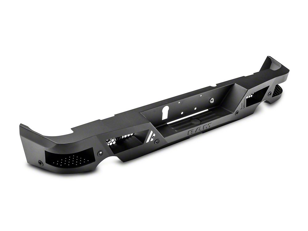RAM Licensed by RedRock Adventure Series Rear Bumper (09-18 RAM 1500 w/ Factory Dual Exhaust)