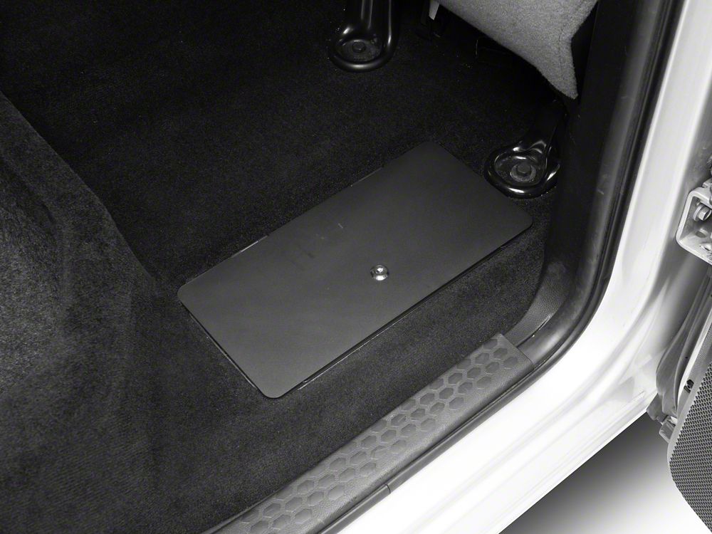 RedRock Rear Seat Floor Organizer Lock Box (09-18 RAM 1500 Quad Cab, Crew Cab)