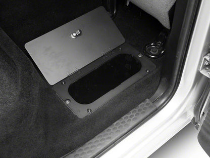 RedRock Rear Seat Floor Organizer Lock Box (09-18 RAM 1500 Quad Cab, Crew Cab)
