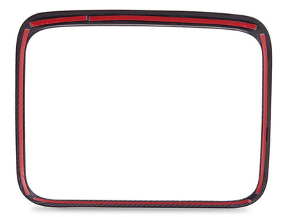RedRock Console Storage Box Trim; Carbon Fiber (15-18 RAM 1500 Limited)