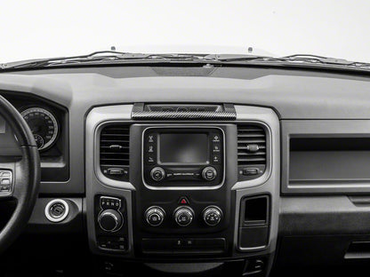 RedRock Dashboard Storage Trim; Carbon Fiber (09-18 RAM 1500)