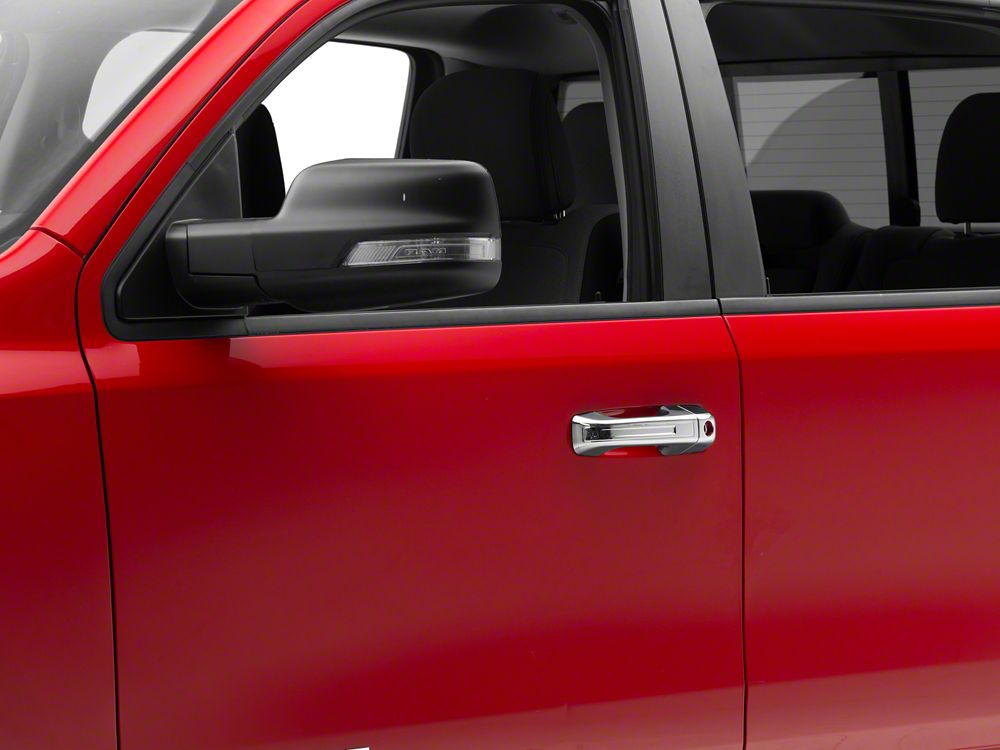 RedRock Door Handle Covers; Chrome (19-25 RAM 1500 w/ Passive Entry)