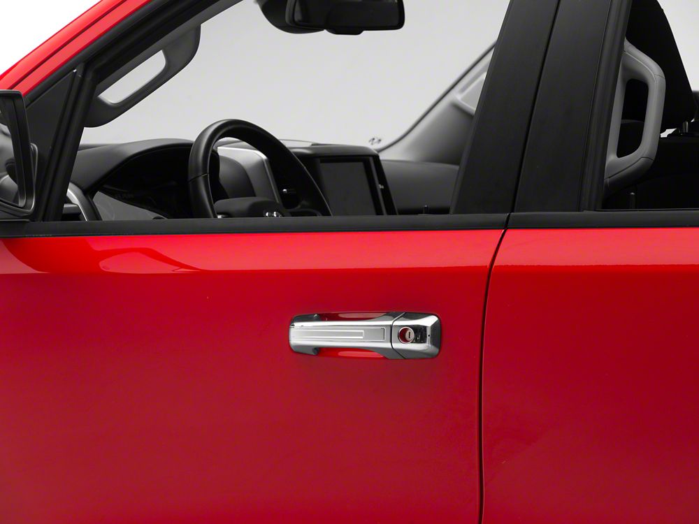 RedRock Door Handle Covers; Chrome (19-25 RAM 1500 w/ Passive Entry)