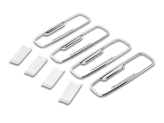 RedRock Exterior Door Handle Trim; Chrome (19-25 RAM 1500)