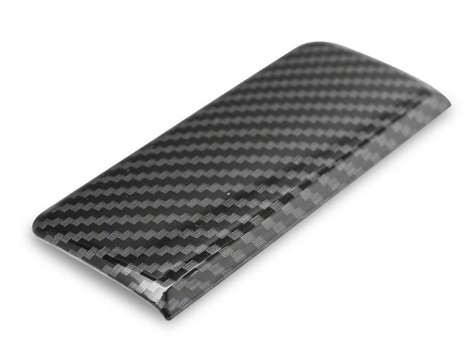 RedRock Passenger Storage Compartment Trim; Carbon Fiber (13-18 RAM 1500)