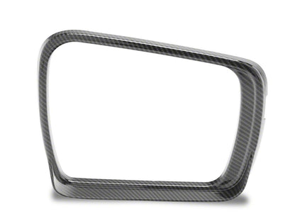 RedRock Side View Mirror Trim; Carbon Fiber (19-25 RAM 1500)