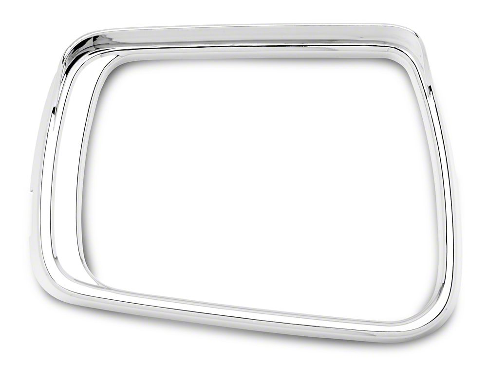 RedRock Side View Mirror Trim; Chrome (19-25 RAM 1500)