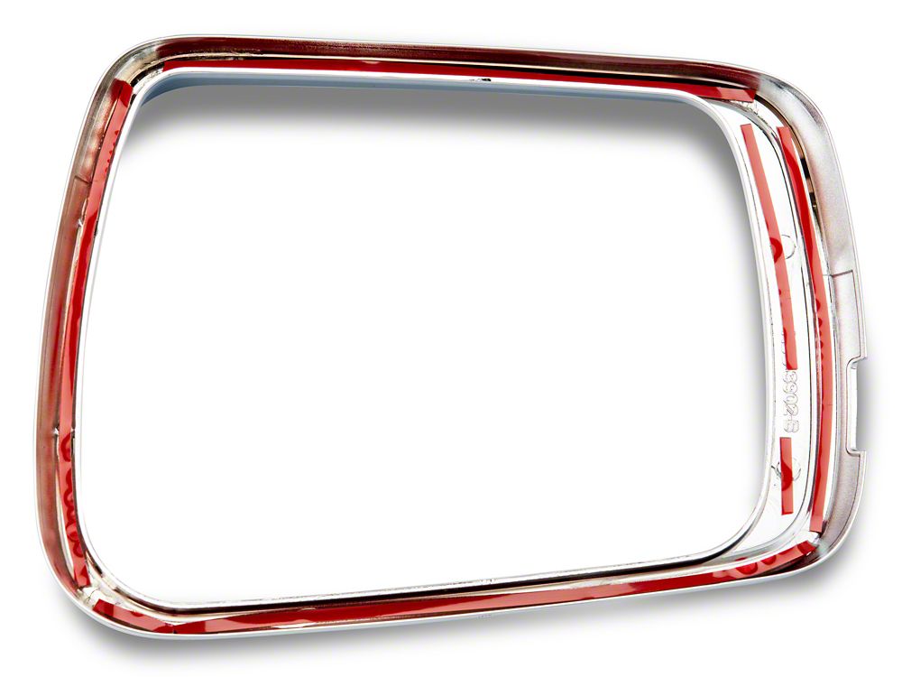 RedRock Side View Mirror Trim; Chrome (19-25 RAM 1500)
