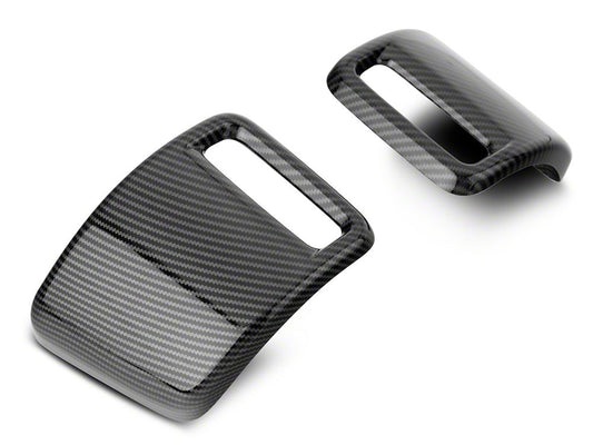 RedRock Tail Light Cover Trim; Carbon Fiber (19-24 RAM 1500 w/ Factory LED Tail Lights)