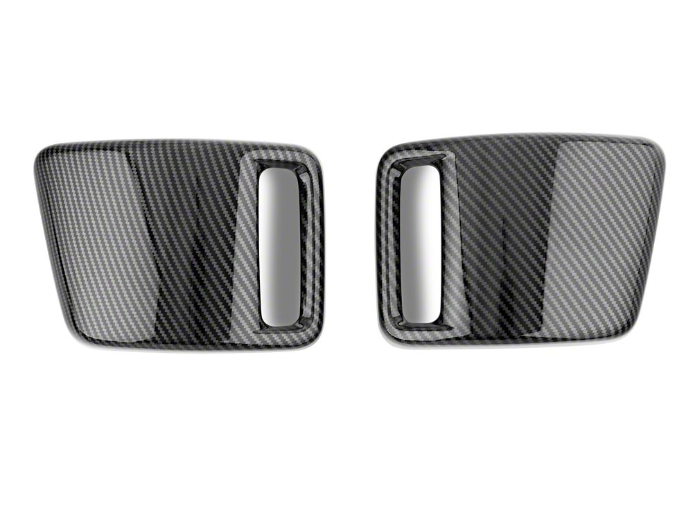 RedRock Tail Light Cover Trim; Carbon Fiber (19-24 RAM 1500 w/ Factory LED Tail Lights)