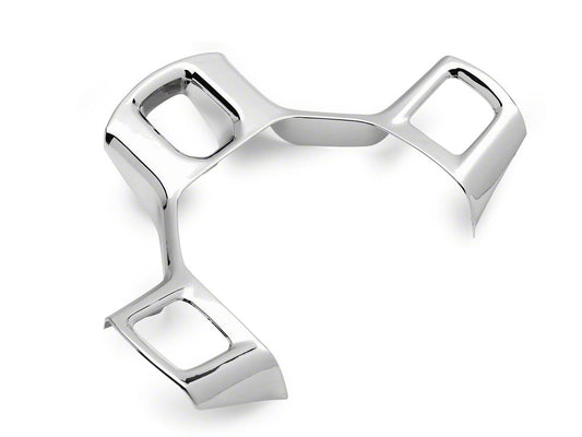 RedRock Steering Wheel Trim; Chrome (09-18 RAM 1500)