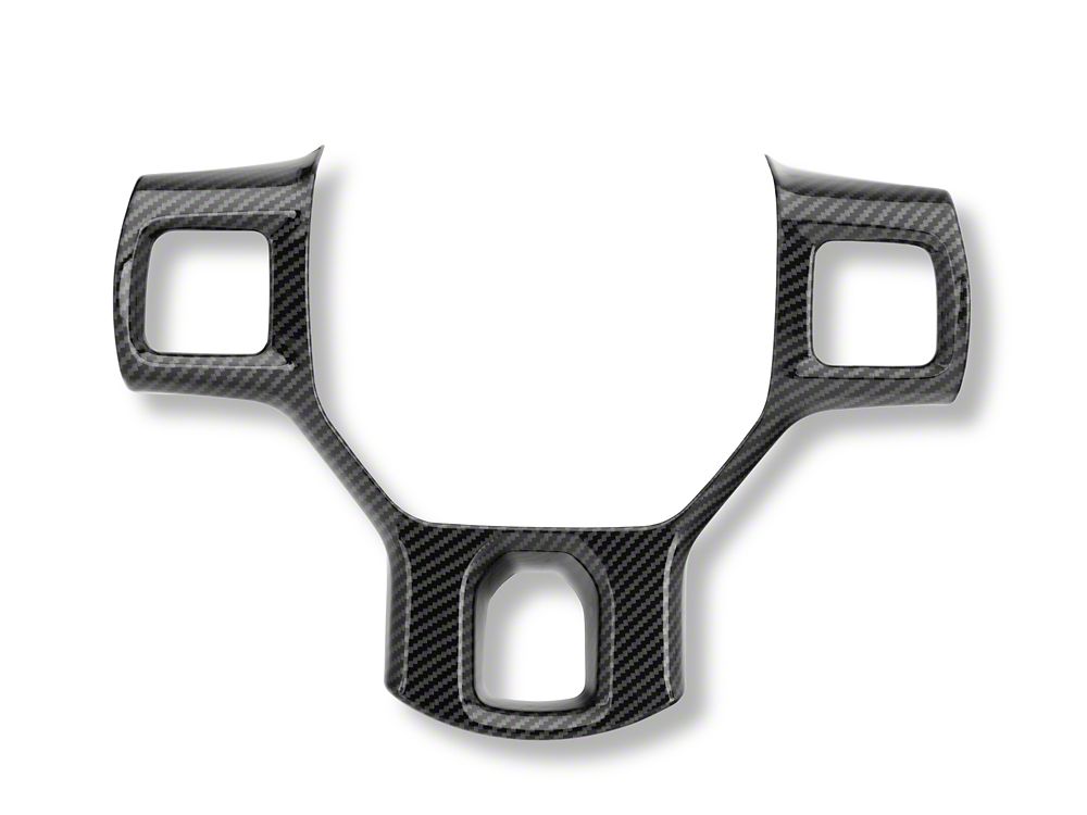 RedRock Steering Wheel Trim; Carbon Fiber (09-18 RAM 1500)