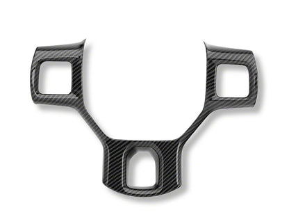 RedRock Steering Wheel Trim; Carbon Fiber (09-18 RAM 1500)