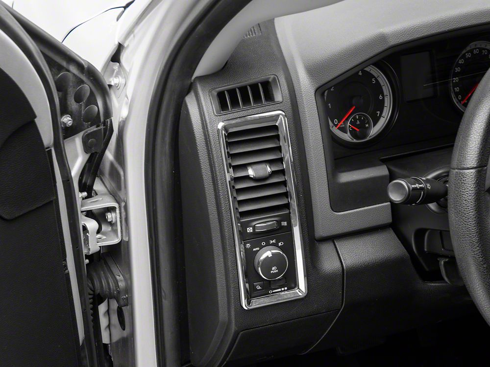 RedRock Air Vent Trim; Chrome (09-18 RAM 1500)